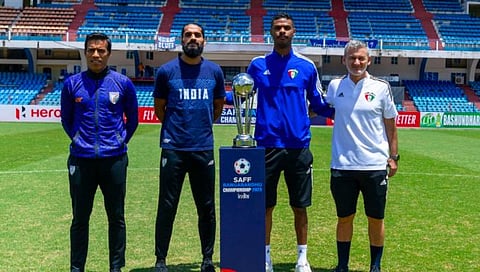 SAFF Championship : सुनिल छेत्रीची सेना कोच विना उतरणार मैदानात; कुवेतशी आज अंतिम लढत