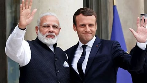 PM Modi Int to France Newspaper