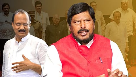 Ramdas Athawale welcomed Ajit Pawar : अजितदादा पवार यांच्या धाडसी निर्णयाचे स्वागत; केंद्रीय राज्यमंत्री रामदास आठवले