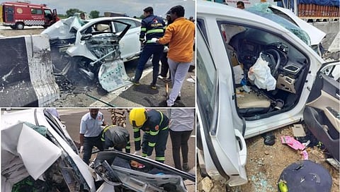 Samruddhi Expressway Accident : समृद्धी महामार्गावर अपघाताची मालिका सुरूच! एकाच कुटुंबातील तीन जण जागीच ठार