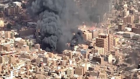 Sudan Conflict : सुदानच्या ओमदुरमनमध्ये मोठा हवाई हल्ला; २२ ठार