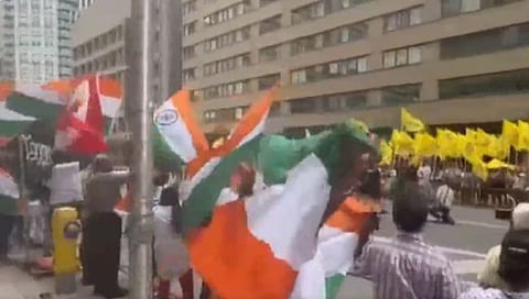 खलिस्तानी समर्थकांना कॅनडात भारतीयांनी दिले सडेतोड प्रत्युत्तर