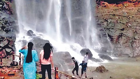 रत्नागिरी : उंच कड्यावरून कोसळणारा ‘सवतसडा’..!