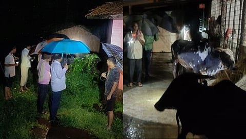 Raigad Landslide : रायगड : नानेघोळ गावात भुस्खलन; २५ कुटुंबांना सुरक्षितस्थळी हलवले