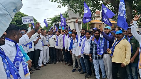 नगर: संगमनेरला निळा मोर्चा काढणाऱ्या आयोजकांवर गुन्हे दाखल