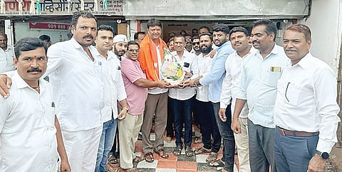 भाजपच्या उत्तर अहमदनगर जिल्हाध्यक्षपदी लंघे; तालुक्यात ठिकठिकाणी जल्लोषात स्वागत