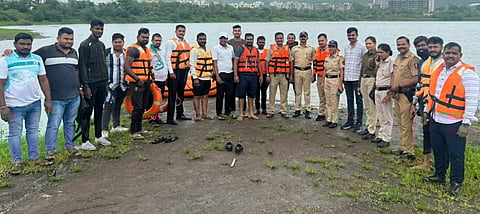 तळेगाव येथे आपत्तीकालीन परिस्थितीबाबत डेमो कॅम्प