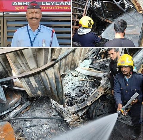 “कर्तव्य पहिले वाढदिवस नंतर” असे म्हणत पुणे अग्निशमन दलाच्या जवानाची तत्परता