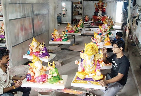 शाडूच्या मूर्तीकडेच राहील पुणेकरांचा कल