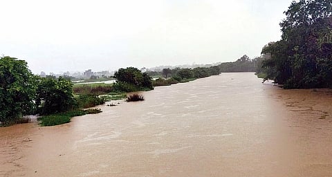 कार्ला : इंद्रायणी नदीच्या पातळीत वाढ