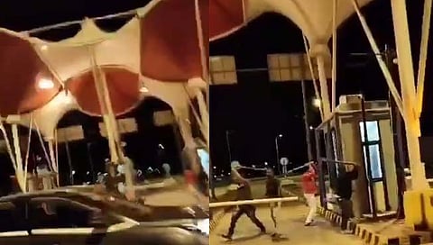 नाशिक : समृद्धी महामार्गावरील गोंदे टोलनाका मनसे पदाधिकाऱ्यांनी फोडला