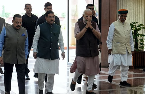 ‘इंडिया’ नाव दिल्याने काही होत नाही : नरेंद्र मोदींचे विरोधकांवर टीकास्त्र