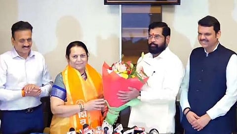 neelam gorhe, cm eknath shinde and devendra fadanvis