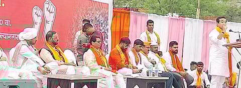 नगर : हिंदू समाजासाठी एकत्र या : आमदार नितेश राणे