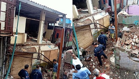 हायस्कूलची गॅलरी कोसळली