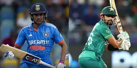 शुभमन गिल आणि बाबर आझम ( संग्रहित छायाचित्र )