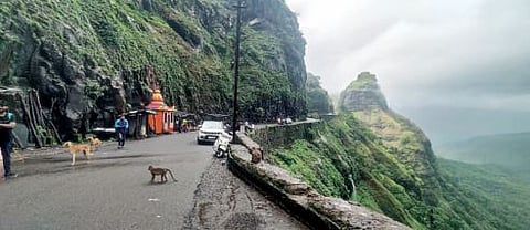 वरंधा घाटातील दरडी अद्यापही ‘जैसे थे’