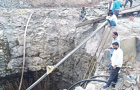 मंचर : पाणीपुरवठा योजनेचे काम प्रगतिपथावर