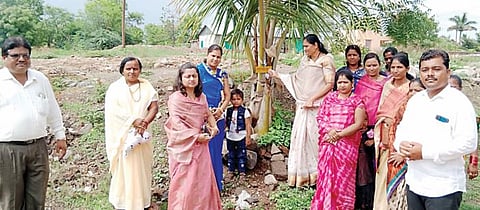 नगर : ‘यशदा’च्या टीमकडून मुठेवाडगाव गावाची पाहणी