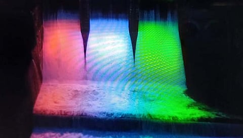 सिंधुदुर्ग : स्वातंत्र्यदिनाच्या पार्श्वभूमीवर तिलारी धरणावर विद्युत रोषणाई