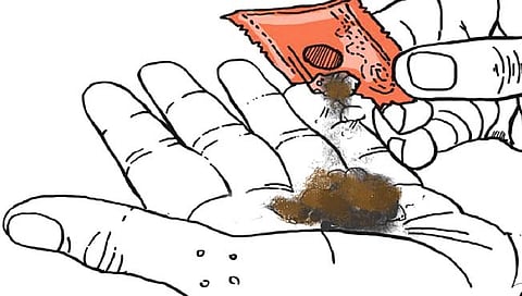 कोल्हापूर : पुडी माव्याची… विक्री गांजाची!