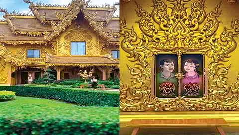 Golden Public Toilet