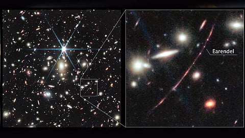 ‘जेम्स वेब’ने टिपली सर्वात दूरच्या तार्याची नवी प्रतिमा