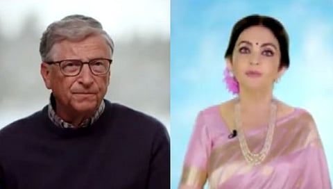 Bill Gates & Nita Ambani