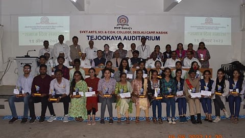 कर्मवीरांच्या शैक्षणिक योगदानातून बहुजन समाज समृध्द : डी. बी. मोगल यांचे प्रतिपादन