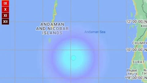 Earthquake in Andaman Sea