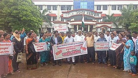 Gondwana University : पोलीस बंदोबस्तात गोंडवाना विद्यापीठाच्या पंडित दीनदयाळ उपाध्याय अध्यासन केंद्राचे उद्घाटन