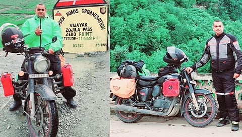 सिंधुदुर्ग : तळेरे ते लेह लडाख; तरुणाचा सलग १६ दिवस ९ हजार किलोमीटर बुलेट प्रवास