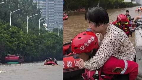 Beijing records heaviest rainfall