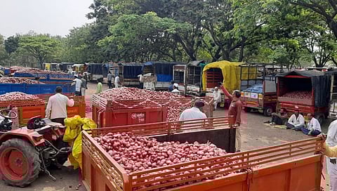नाशिक : खुल्या बाजारात कांदा पाठवण्याचे आदेश येताच कांद्याच्या दरामध्ये १३० रुपयांची घसरण