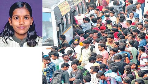 सांगा… श्रावणी आता माघारी येणार आहे का?; बसमध्ये जागा पकडण्यासाठीच्या गर्दीने श्रावणीला देवाघरी नेले