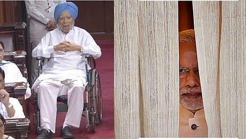 मनमोहन सिंग व्हीलचेअरवर राज्यसभेत; भाजप म्हणाले…