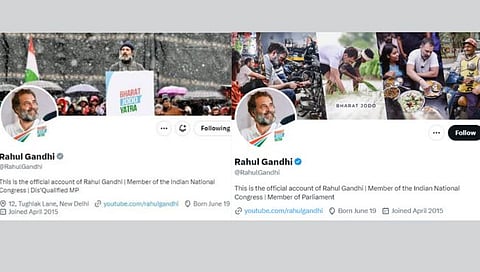 राहुल गांधीनी बदलला ट्विटर बायो…’Member of Parliament’