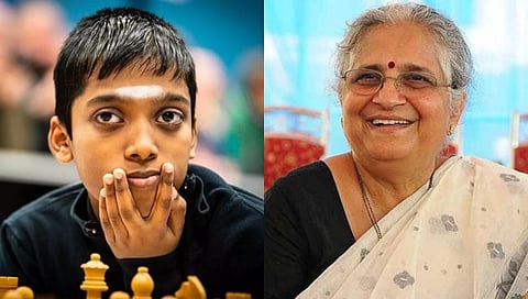 सुधा मूर्ती यांचा ‘FIDE वर्ल्ड कप’वर चाहत्यांना सल्ला, ‘मुलाला टेन्शन देवू नका’