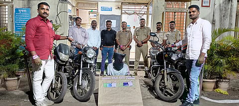 पुणे: नारायणगावमध्ये मोबाईल, दुचाकी चोरणारा गजाआड