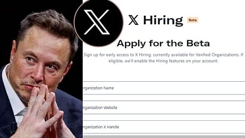 'X' Hiring Beta New Feature