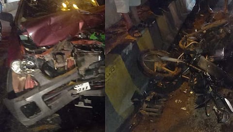 गोवा : बाणास्तरी येथे कारच्या धडकेत तिघे जागीच ठार