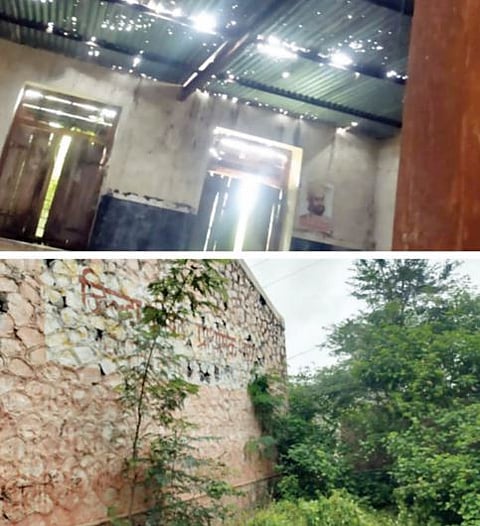 गुंडेगाव प्राथमिक शाळेची जीर्ण इमारत धोकादायक!