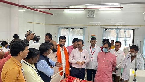 हिंगोली : शासकीय रुग्णालयात रुग्णांना आरोग्य सेवा देताना हयगय खपवून घेणार नाही; अंबादास दानवे