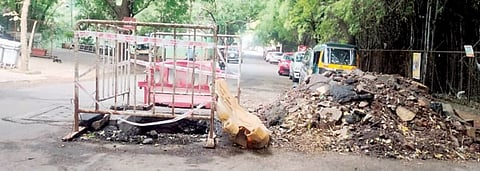 पुणे : कल्याणीनगरमध्ये वर्षभरात रस्त्याची दोनदा खोदाई