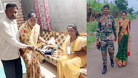 कोल्हापूर: देशसेवेतील जावयाला ऑनलाईन दिला ‘जावई वाण’; उदगावच्या ठोमके कुटुंबियांचा अधिक मासात आहेर
