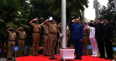 Independence Day : पुण्यात स्वातंत्र्यदिनी राज्यपाल रमेश बैस यांच्या हस्ते ध्वजारोहण