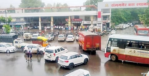 संगमनेर शहराची वाहतूक व्यवस्था बनली डोकेदुखी