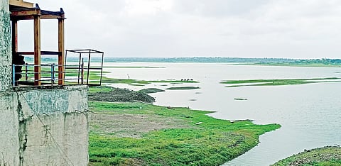 मिरजगाव : सीना धरण खपाटीला… शेतकरी चिंतेत…!