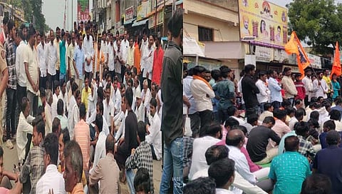 नांदेड: नायगाव, हिमायतनगर तालुक्यात बंदला उत्स्फूर्त प्रतिसाद