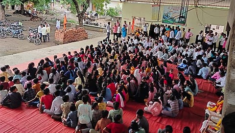 परभणी: अन्नत्याग करत मनोज जरांगे यांच्या आंदोलनाला नरवाडीकरांचा पाठिंबा